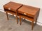 Mid-Century Scandinavian Teak Bedside Tables With Drawers, Set of 2, Image 2