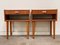 Mid-Century Scandinavian Teak Bedside Tables With Drawers, Set of 2 1