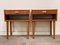 Mid-Century Scandinavian Teak Bedside Tables With Drawers, Set of 2, Image 1