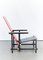 Stuhl in Rot & Blau von Gerrit Thomas Rietveld für Cassina 11