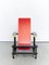 Stuhl in Rot & Blau von Gerrit Thomas Rietveld für Cassina 9