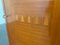 Mid-Century Wardrobe Rounded Doors Inlaid with Brass Tips 12
