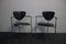 Steel & Leather Armchairs from Arrben, Set of 2 1