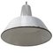 Dutch Light Grey Enamel Vintage Industrial Factory Pendant Light from Philips 3