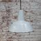 Dutch Light Grey Enamel Vintage Industrial Factory Pendant Light from Philips 4