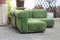 Space Age Green Modular Sofa from Wittmann, Austria, 1970s, Set of 3 2