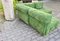 Space Age Green Modular Sofa from Wittmann, Austria, 1970s, Set of 3, Image 4