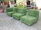 Space Age Green Modular Sofa from Wittmann, Austria, 1970s, Set of 3, Image 7