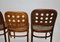 Brown Beech Dining Chairs in the style of Josef Hoffmann 1990s, Set of 4 8