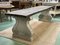 Large Raw Wood and Stone Console Table, Image 2