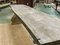 Large Raw Wood and Stone Console Table 5