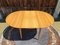 Round Beechwood Extendable Coffee Table, 1960s 3