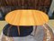 Round Beechwood Extendable Coffee Table, 1960s, Image 3