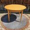 Round Beechwood Extendable Coffee Table, 1960s, Image 1
