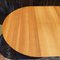 Round Beechwood Extendable Coffee Table, 1960s, Image 9
