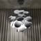 Large Laquered Metal Sputnik Ceiling Light by Christophe Mathieu 4