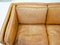 Danish Brown Leather 2-Seat Sofa from Grant 9