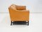 Danish Brown Leather 2-Seat Sofa from Grant 3