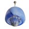 Large Portuguese Murano Glass Hanging Lamp by Marinha Grande, 1960s 5