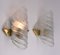 Mid-Century Ice Glass Wall Sconces, Set of 2 9