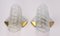 Mid-Century Ice Glass Wall Sconces, Set of 2, Image 6