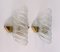 Mid-Century Ice Glass Wall Sconces, Set of 2, Image 7