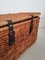 Large Vintage Cane and Wicker Storage Chest, Image 4