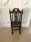 Antique Victorian Carved Oak Chairs, Set of 6 6
