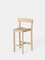 Sedia alta Galta 65 in legno di quercia naturale di SCMP Design Office per Kann Design, Immagine 1