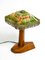 Small Teak Table Lamp with Colorful Plastic Shade, 1950s 20