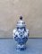 Vintage White and Blue Vase from Delft, 1970s 6