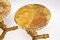 Tavolini antichi in ottone e onice, Francia, set di 2, Immagine 4