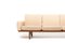 GE-236 Three-Seater Sofa in Solid Teak & Wool by Hans J. Wegner for Getama, Image 6