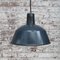 Lámpara colgante industrial vintage esmaltada, Imagen 4
