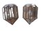 Vintage Wall Sconces in Brass & Glass, Set of 2, Image 2