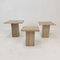 Italian Travertine Coffee Tables, 1980s, Set of 3, Image 4