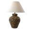 Table Lamp in Stoneware with Scales 1