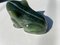 20. Jh. Geschnitzte Jade Skulptur eines Frosches in Grün, China 3