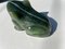 20th Century Carved Jade Sculpture of a Frog in Green, China 3