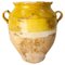 Late 19th Century French Terracotta Confit Pot in Yellow Glaze 1