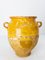 Late 19th Century French Terracotta Confit Pot in Yellow Glaze 2