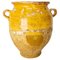 Late 19th Century French Terracotta Confit Pot in Yellow Glaze, Image 1