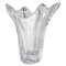French Mid-Century Vase in Crystal from Daume Manufactures 1
