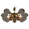 Brass Chandeliers, Germany, 1970s, Set of 2, Image 11