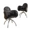 Leather Incisa Armchairs from De Padova, Italy, 1990s, Set of 2 1