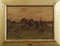 Giovanni Lomi, Landscape Painting, Oil on Plywood, Framed 1