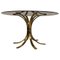 Brass and Smoked Glass Coffee Table, Image 1