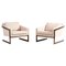 Silver Craft Cantilever Bronze Lounge Chairs, Usa, 1970s, Set of 2, Image 1