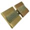 Push and Pull Door Handle in Bronze with Central Brutalist Relief, Set of 2, Image 1