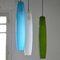 Tall Pendants in Murano Glass by Alessandro Pianon for Vistosi, 1960s, Set of 3 4